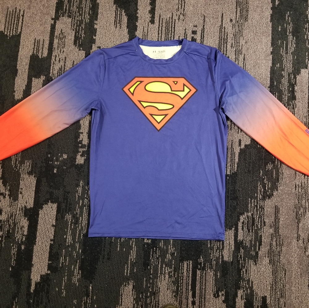 Official UnderArmour/DC comics SuperMan t-shirt